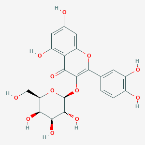 molecular formula C21H20O12 B192233 Hyperoside CAS No. 482-36-0