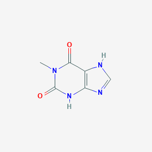 molecular formula C6H6N4O2 B019228 1-甲基黄嘌呤 CAS No. 6136-37-4