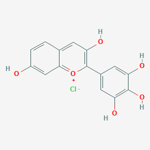 molecular formula C15H11ClO6 B192280 罗宾尼丁氯化物 CAS No. 3020-09-5