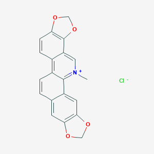 molecular formula C20H14ClNO4 B192319 血根碱氯化物 CAS No. 5578-73-4