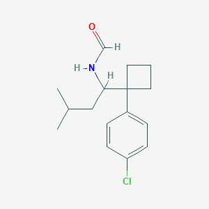 molecular formula C16H22ClNO B019234 N-甲酰 N,N-二去甲司布曲明 CAS No. 84467-85-6