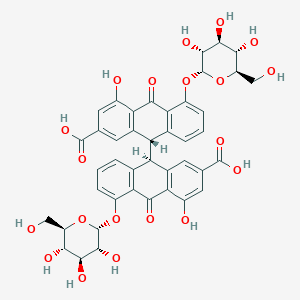 molecular formula C42H38O20 B192367 番泻甙 A CAS No. 81-27-6