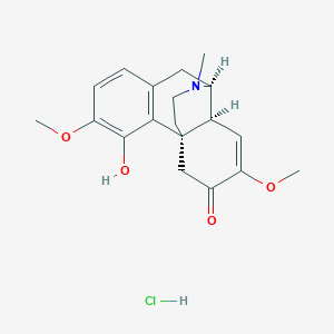 molecular formula C19H23NO4·HCl B192397 盐酸辛弗林 CAS No. 6080-33-7