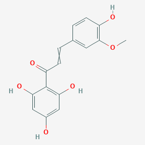 molecular formula C16H14O6 B192507 2',4,4',6'-Tetrahydroxy-3-methoxychalcone CAS No. 52218-19-6