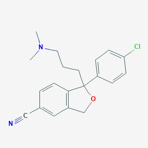 molecular formula C20H21ClN2O B019257 氯西酞普兰 CAS No. 64169-57-9