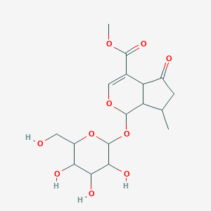 molecular formula C17H24O10 B192655 马鞭草素 CAS No. 548-37-8