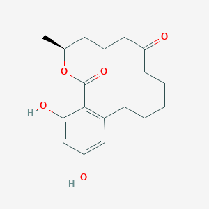 molecular formula C18H24O5 B192696 玉米赤霉烯酮 CAS No. 5975-78-0