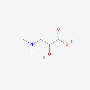 molecular formula C5H11NO3 B019270 3-(Dimethylamino)-2-hydroxypropanoic acid CAS No. 108724-17-0