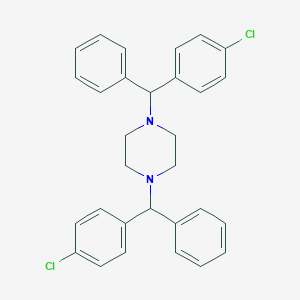 1,4-Bis((4-chlorophenyl)phenylmethyl)piperazine