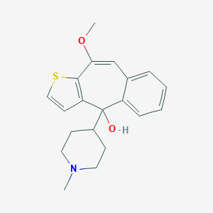 10-Methoxy-4-(1-methylpiperidin-4-yl)-4h-benzo[4,5]cyclohepta[1,2-b]thiophene-4-ol