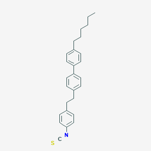 molecular formula C27H29NS B019284 4-己基-4'-[2-(4-异硫氰酸苯基)乙基]-1,1'-联苯 CAS No. 110499-97-3