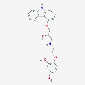molecular formula C24H26N2O5 B193036 4-羟基卡维地洛 CAS No. 142227-49-4