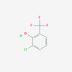 molecular formula C7H4ClF3O B019304 2-Chloro-6-(trifluoromethyl)phenol CAS No. 106877-36-5