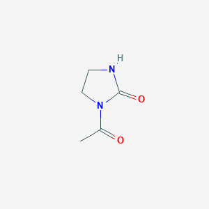 molecular formula C5H8N2O2 B193065 1-乙酰-2-咪唑烷酮 CAS No. 5391-39-9