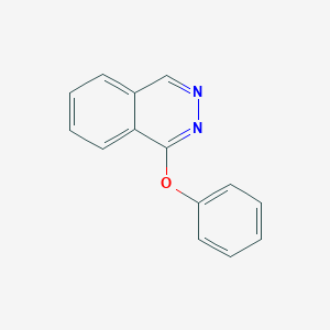 molecular formula C14H10N2O B019307 1-苯氧基酞嗪 CAS No. 100537-30-2