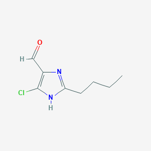 molecular formula C8H11ClN2O B193128 2-Butyl-4-chloro-5-formylimidazole CAS No. 83857-96-9