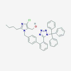 molecular formula C41H37ClN6O B193138 {(2-丁基-5-氯-3-[2'-(1-三苯甲基-1H-四唑-5-基)-联苯-4-基甲基]-3H-咪唑-4-基}-甲醇} CAS No. 124751-00-4