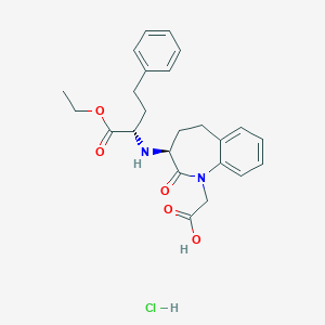 molecular formula C24H28N2O5.HCl B193159 Benazepril hydrochloride CAS No. 86541-74-4