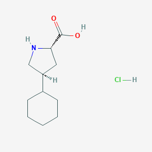 B193167 trans-4-Cyclohexyl-L-proline hydrochloride CAS No. 90657-55-9