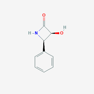 molecular formula C9H9NO2 B193270 (3S,4R)-3-羟基-4-苯基氮杂环丁-2-酮 CAS No. 146924-92-7