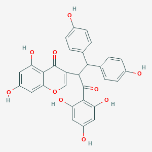 molecular formula C30H22O10 B019329 拟紫茉莉素 CAS No. 93413-00-4