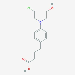 molecular formula C14H20ClNO3 B193293 Hydroxy chlorambucil CAS No. 27171-89-7