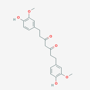 molecular formula C21H24O6 B193312 四氢姜黄素 CAS No. 36062-04-1