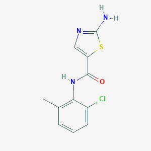B193325 2-Amino-N-(2-chloro-6-methylphenyl)thiazole-5-carboxamide CAS No. 302964-24-5
