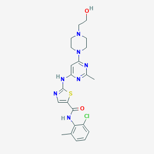 molecular formula C22H26ClN7O2S B193332 达沙替尼 CAS No. 302962-49-8