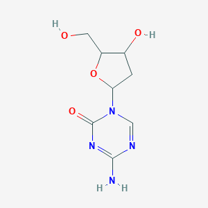 B193342 1,3,5-Triazin-2(1H)-one, 4-amino-1-(2-deoxy-beta-D-erythro-pentofuranosyl)- CAS No. 22432-95-7