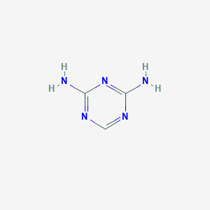 B193344 1,3,5-Triazine-2,4-diamine CAS No. 504-08-5