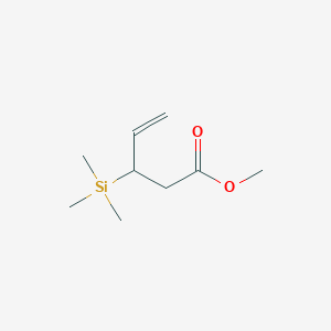 molecular formula C9H18O2Si B193374 3-(三甲基甲硅烷基)-4-戊烯酸甲酯 CAS No. 185411-12-5