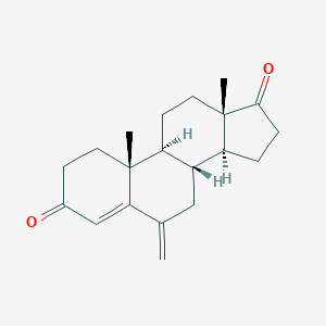 molecular formula C20H26O2 B193403 6-亚甲基雄甾-4-烯-3,17-二酮 CAS No. 19457-55-7