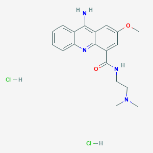 B019352 4-Acridinecarboxamide, 9-amino-N-(2-(dimethylamino)ethyl)-2-methoxy-, dihydrochloride CAS No. 100113-04-0