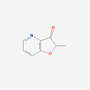 molecular formula C8H7NO2 B019356 2-甲基呋喃[3,2-b]吡啶-3(2H)-酮 CAS No. 107096-03-7