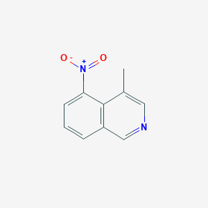 molecular formula C10H8N2O2 B019360 4-甲基-5-硝基异喹啉 CAS No. 194032-17-2