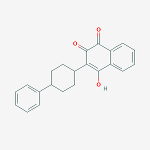 4-Hydroxy-3-(4-phenylcyclohexyl)naphthalene-1,2-dione