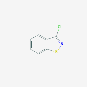 molecular formula C7H4ClNS B019369 3-氯-1,2-苯并异噻唑 CAS No. 7716-66-7
