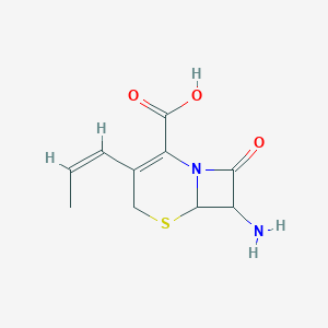 molecular formula C10H12N2O3S B193843 3-(顺式-1-丙烯基)-7-氨基-8-氧代-5-硫代-1-氮杂双环(4.2.0)辛-2-烯-2-羧酸 CAS No. 106447-44-3