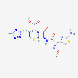 molecular formula C16H17N9O5S2 B193863 Cefteram CAS No. 82547-58-8