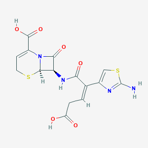 molecular formula C15H14N4O6S2 B193870 头孢丁烯 CAS No. 97519-39-6