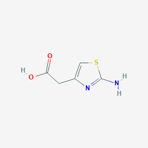 molecular formula C5H6N2O2S B193873 2-Amino-4-thiazoleacetic acid CAS No. 29676-71-9