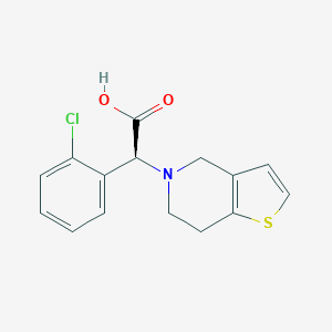molecular formula C15H14ClNO2S B193918 (S)-2-(2-氯苯基)-2-(6,7-二氢噻吩并[3,2-c]吡啶-5(4H)-基)乙酸 CAS No. 144457-28-3