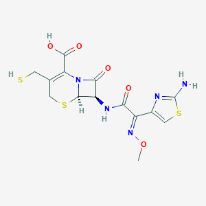 molecular formula C14H15N5O5S3 B194016 去呋酰头孢替呋 CAS No. 120882-22-6