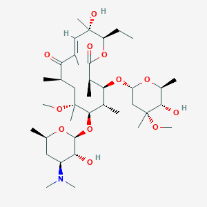 molecular formula C38H67NO12 B194049 Oxacyclotetradecane Erythromycin Derivative CAS No. 144604-03-5