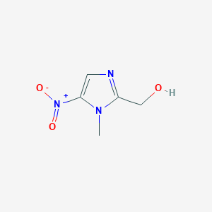 molecular formula C5H7N3O3 B194112 1-甲基-5-硝基-1H-咪唑-2-甲醇 CAS No. 936-05-0
