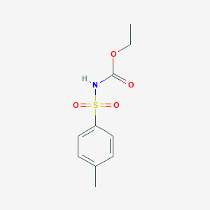 molecular formula C10H13NO4S B194188 甲苯磺酰乙基氨基甲酸酯 CAS No. 5577-13-9