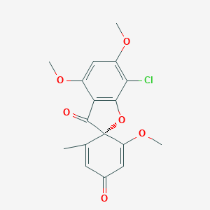 molecular formula C17H15ClO6 B194194 脱氢灰黄霉素 CAS No. 3573-90-8