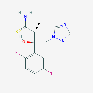 molecular formula C13H14F2N4OS B194218 (2R,3R)-3-(2,5-二氟苯基)-3-羟基-2-甲基-4-(1H-1,2,4-三唑-1-基)丁硫酰胺 CAS No. 368421-58-3