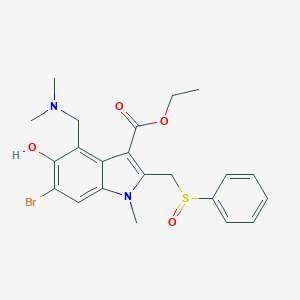 molecular formula C22H25BrN2O4S B194252 阿比多尔亚砜 CAS No. 151455-33-3